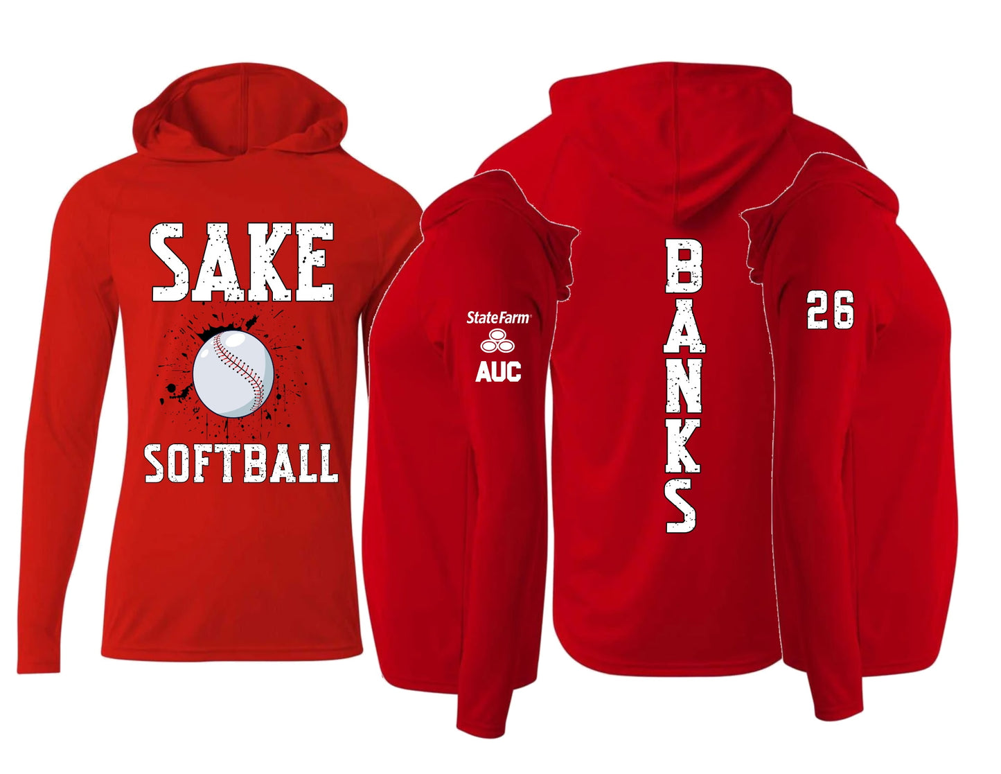 Sake Softball L/S Performance Hoodie