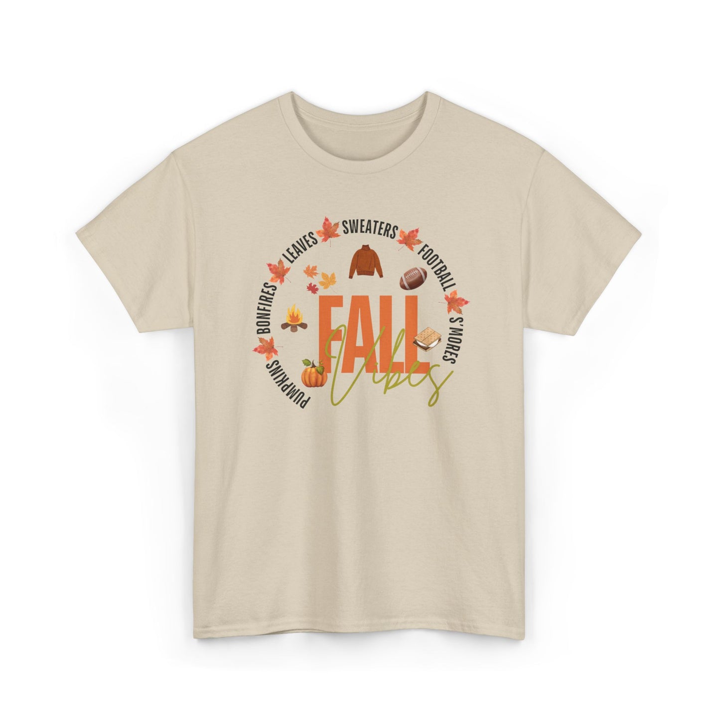Fall Vibes Unisex T-Shirt, Cozy Autumn Tee, Thanksgiving Gift, Seasonal Outfit