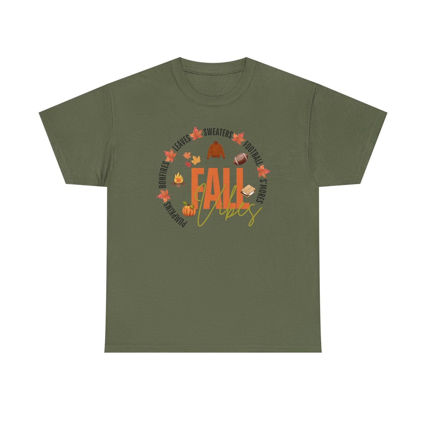 Fall Vibes Unisex T-Shirt, Cozy Autumn Tee, Thanksgiving Gift, Seasonal Outfit