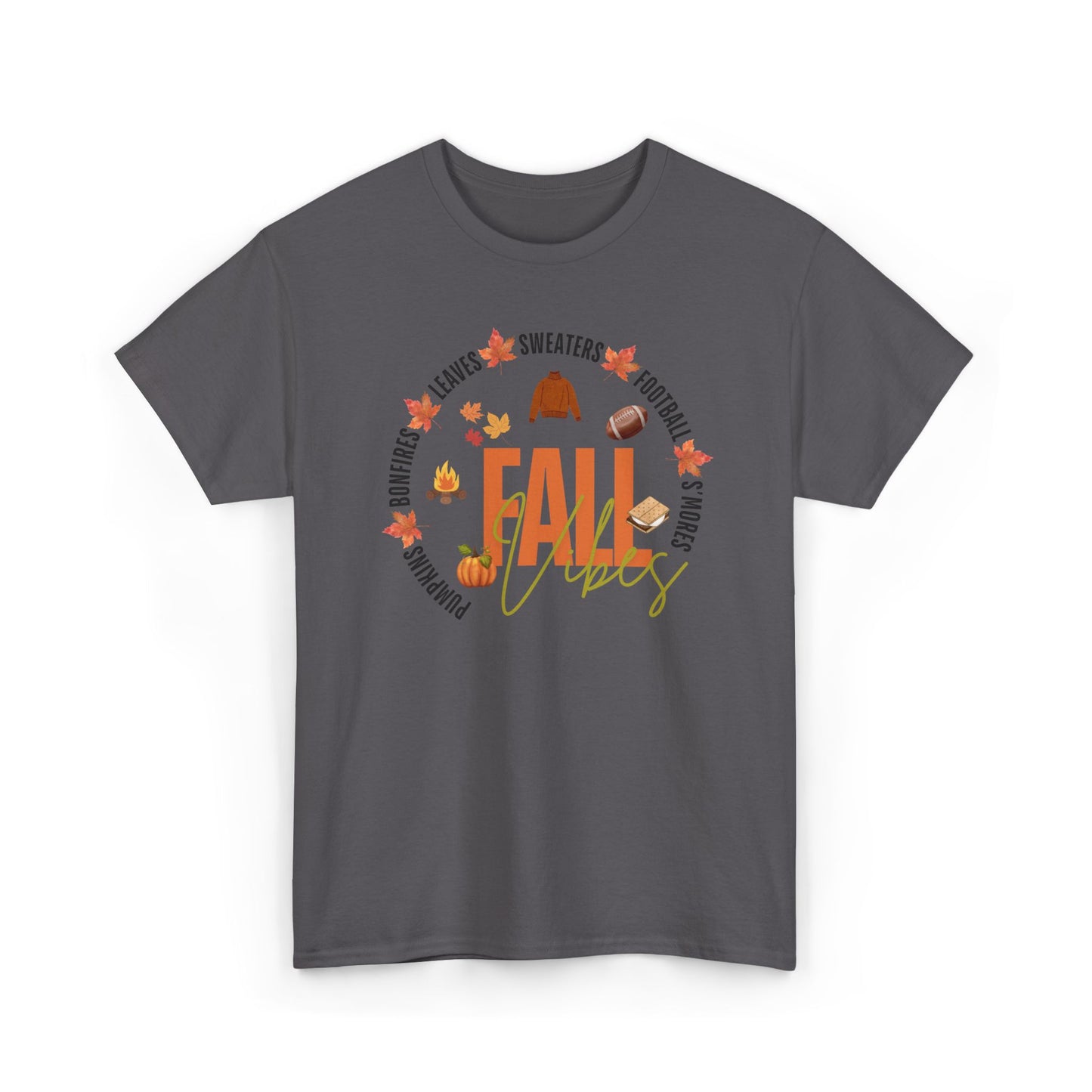Fall Vibes Unisex T-Shirt, Cozy Autumn Tee, Thanksgiving Gift, Seasonal Outfit