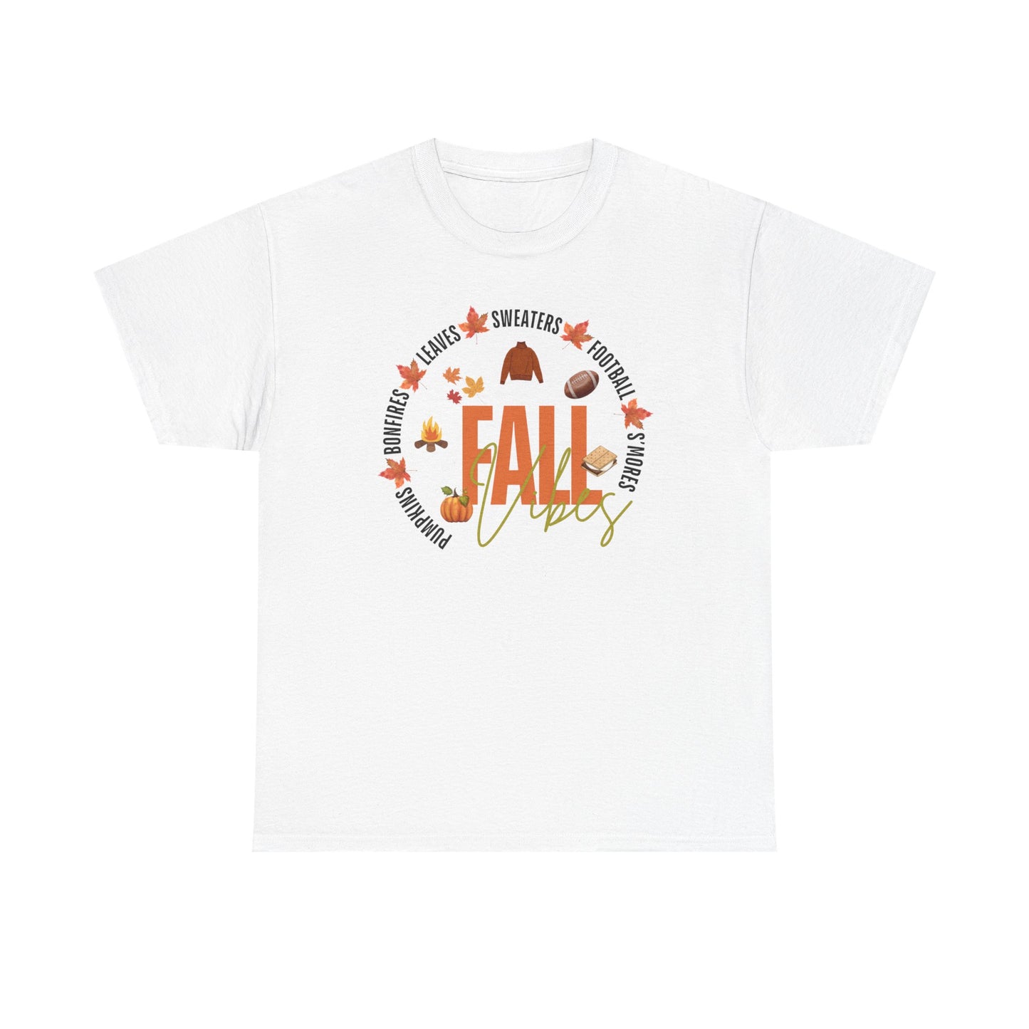 Fall Vibes Unisex T-Shirt, Cozy Autumn Tee, Thanksgiving Gift, Seasonal Outfit