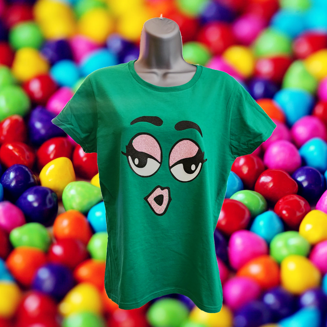 M&m 2024 green shirt