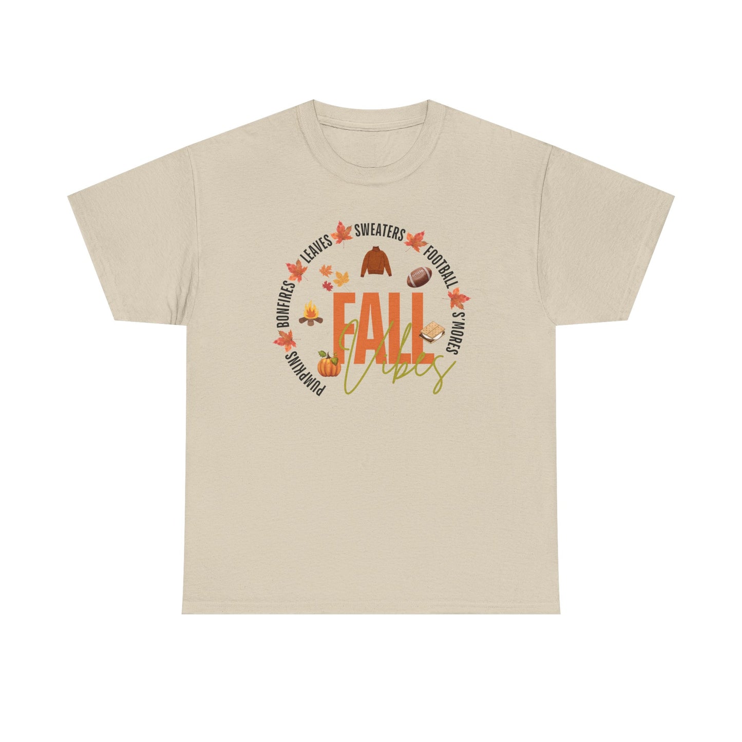 Fall Vibes Unisex T-Shirt, Cozy Autumn Tee, Thanksgiving Gift, Seasonal Outfit