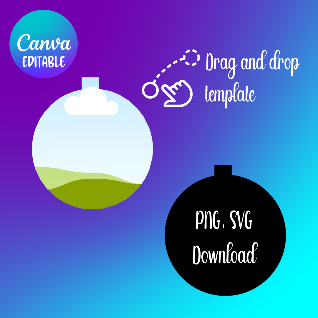 Floating Ornament Template