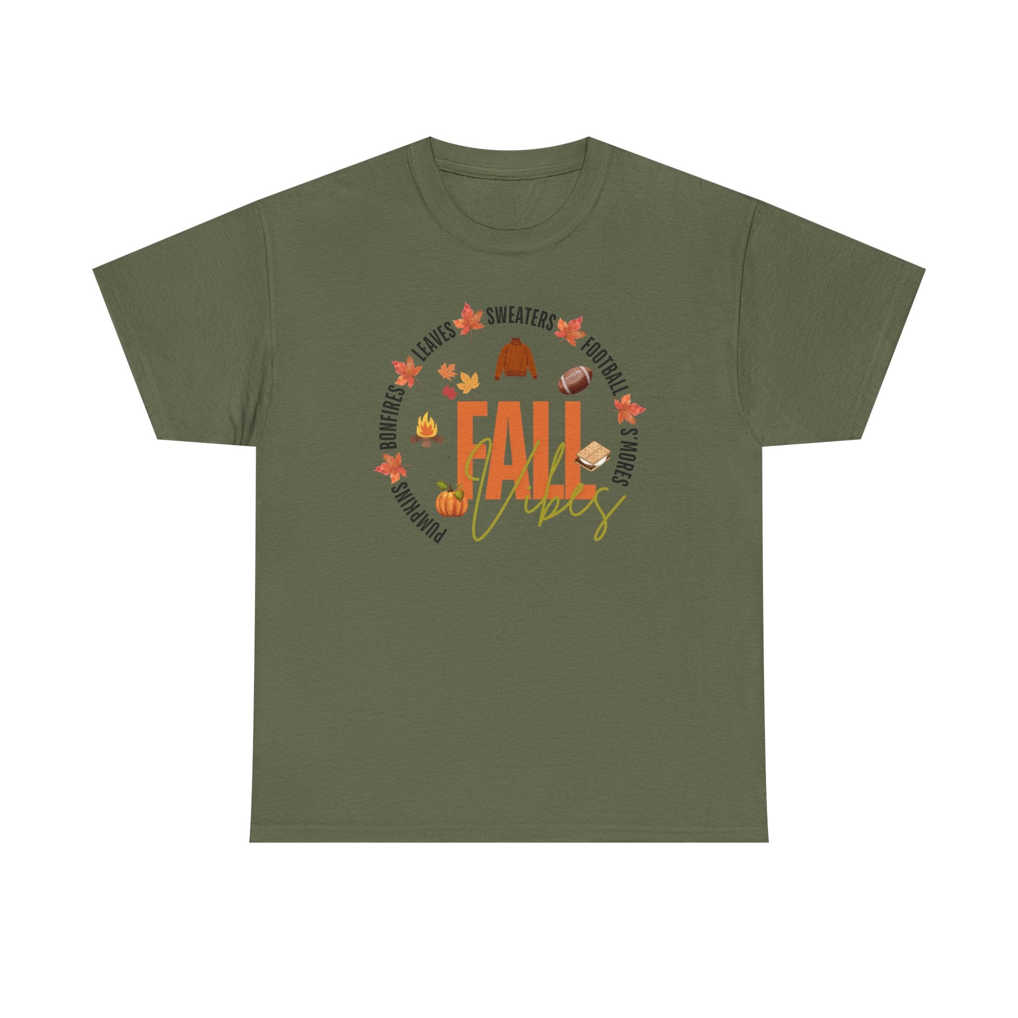 Fall Vibes Unisex T-Shirt, Cozy Autumn Tee, Thanksgiving Gift, Seasonal Outfit
