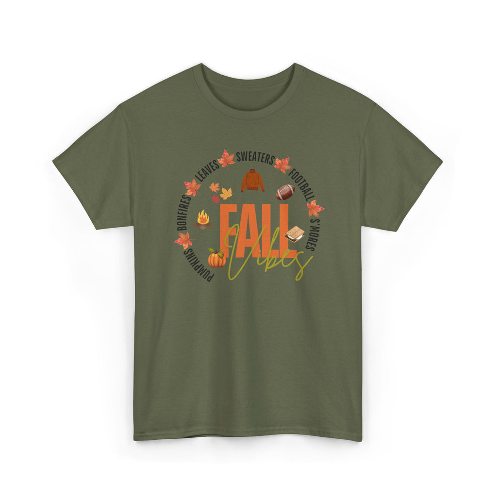 Fall Vibes Unisex T-Shirt, Cozy Autumn Tee, Thanksgiving Gift, Seasonal Outfit