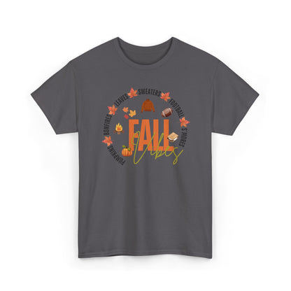 Fall Vibes Unisex T-Shirt, Cozy Autumn Tee, Thanksgiving Gift, Seasonal Outfit