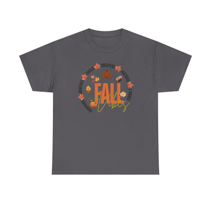 Fall Vibes Unisex T-Shirt, Cozy Autumn Tee, Thanksgiving Gift, Seasonal Outfit