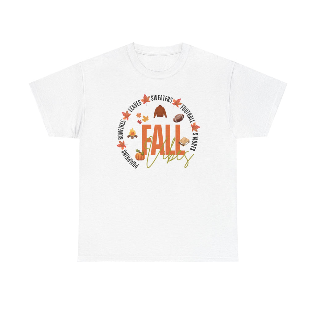 Fall Vibes Unisex T-Shirt, Cozy Autumn Tee, Thanksgiving Gift, Seasonal Outfit
