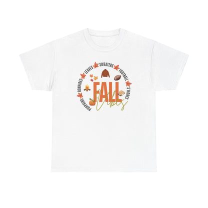 Fall Vibes Unisex T-Shirt, Cozy Autumn Tee, Thanksgiving Gift, Seasonal Outfit