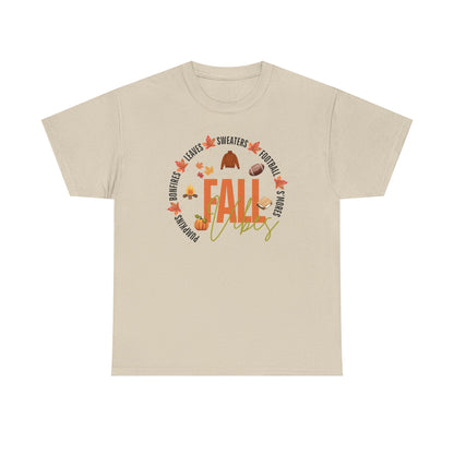 Fall Vibes Unisex T-Shirt, Cozy Autumn Tee, Thanksgiving Gift, Seasonal Outfit