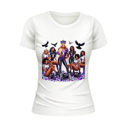 Purple Ladies Ravens Shirt