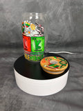Prime Element Glass Can with UV Resin Bamboo Lid