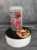 Beloved Glass can with UV Resin Bamboo Lid