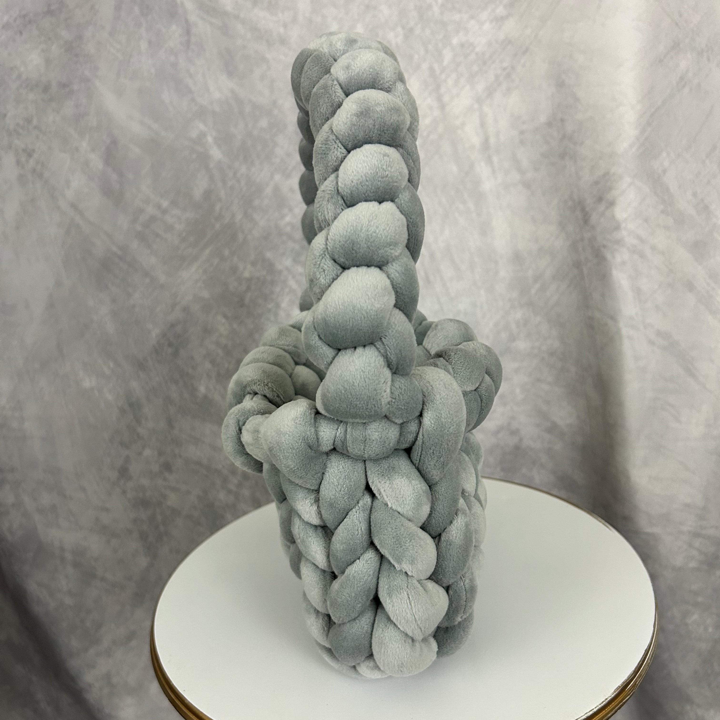 Velvet Sculpt Mini | Hand-knit velvet mini purse