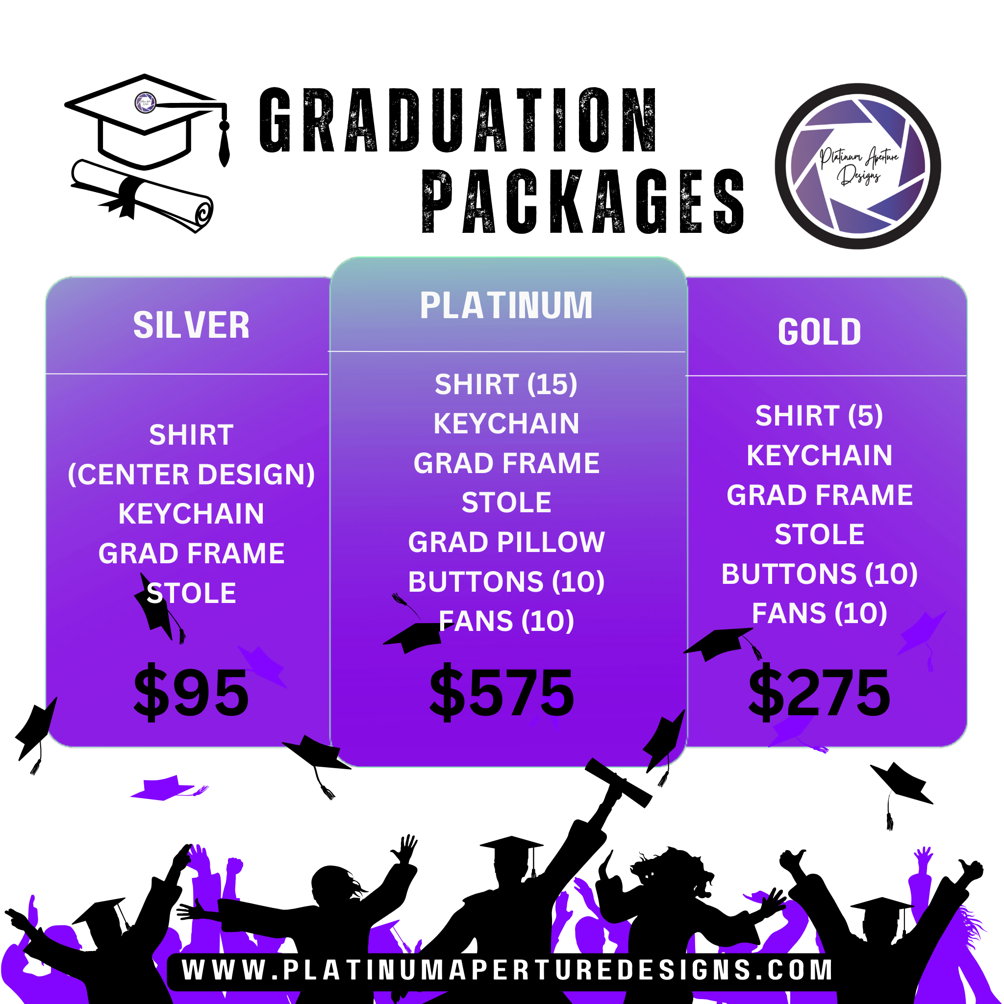 Graduation Packages – Platinum Aperture Designs