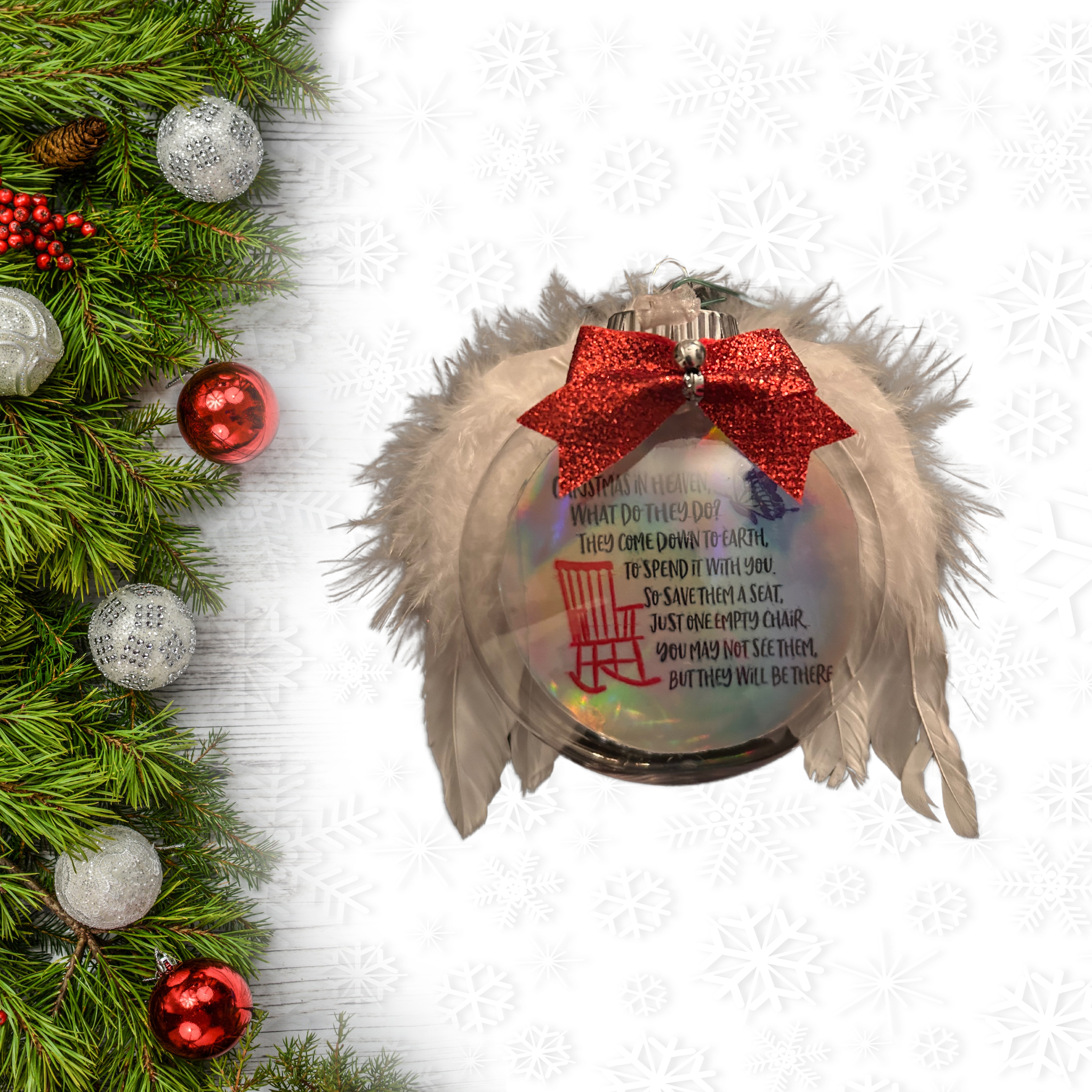 Custom memorial ornaments